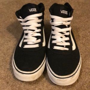 Black high top vans